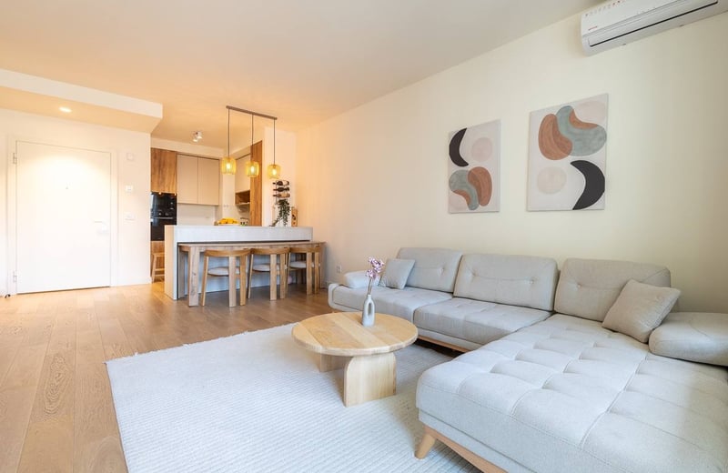 Rental of a bright 3-room apartment, 77 m², BW Eterna, Belgrade Waterfront, Belgrade, Serbia